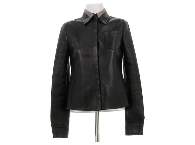 Fendi Black Leather Jacket