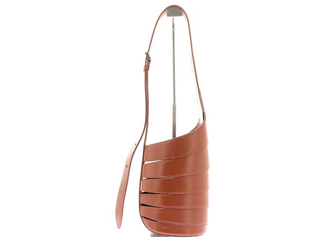 Alaïa Bolsa "Babel" em couro camel Camelo