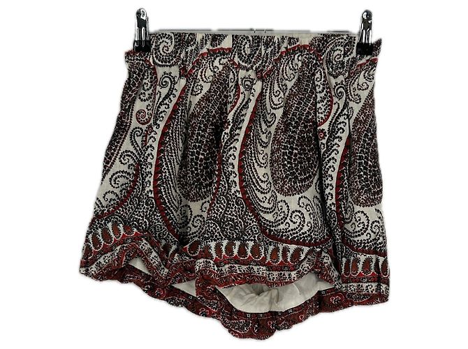 Autre Marque Short de linho Cassia BOTEH Bege