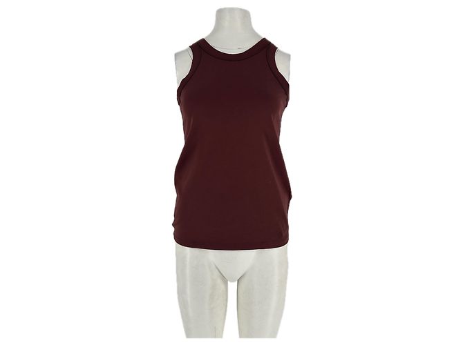 Autre Marque Top LOULOU STUDIO POSO Rojo de Algodón XS Roja
