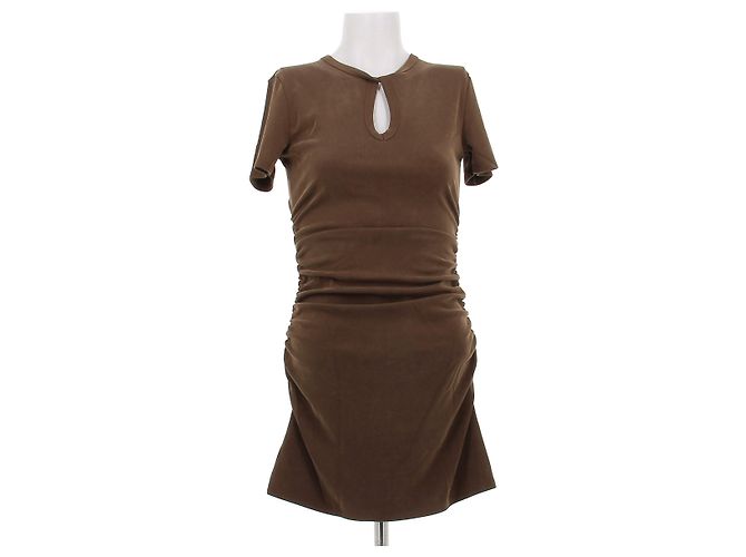 Vestido Ba&Sh marrón de viscosa talla 36 Castaño