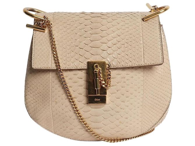 Chloé Bolsa de ombro Drew em Python neutro