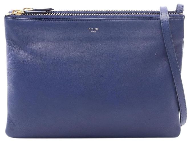 Céline Borsa a tracolla in pelle Blue Trio