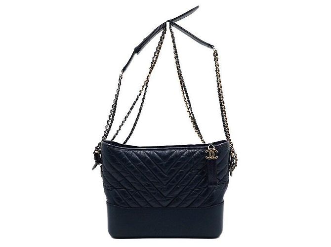 Chanel Borsa Hobo a tracolla Blu