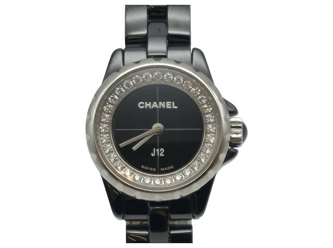 J12 Chanel Relógio de cerâmica e diamantes Multicor