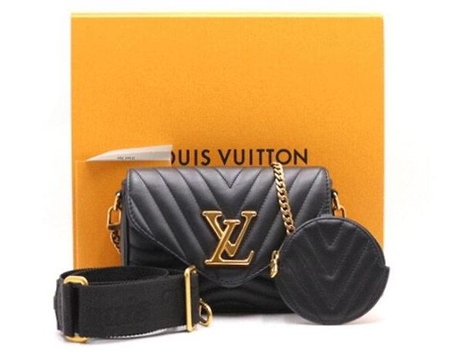 Louis Vuitton Bolsa de Ombro e Bolsa Transversal Multi Pochette New Wave Preto