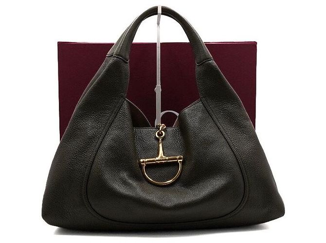 Gucci Bolsa de ombro Hobo Maxi Softbit para mulher em grão verde
