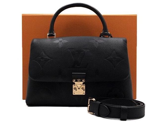 Louis Vuitton Tote e borsa a tracolla Madeleine MM in Empreinte Monogram nero