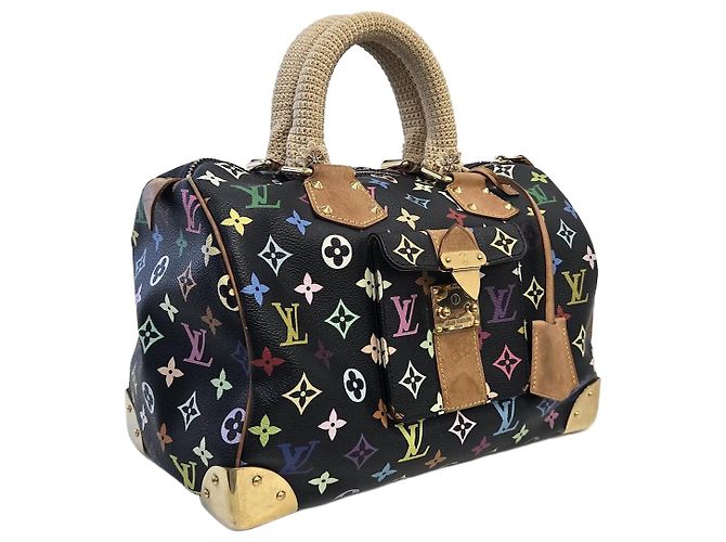 Louis Vuitton Sac cabas Speedy Monogram Multicolor Noir