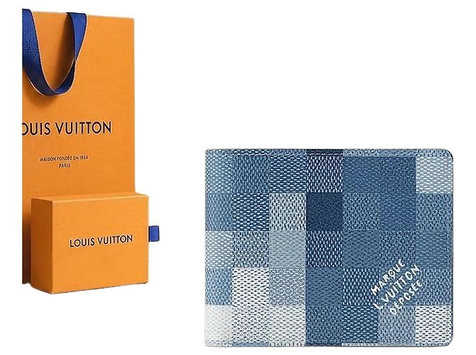 Louis Vuitton Slender Wallet Indigo Blue
