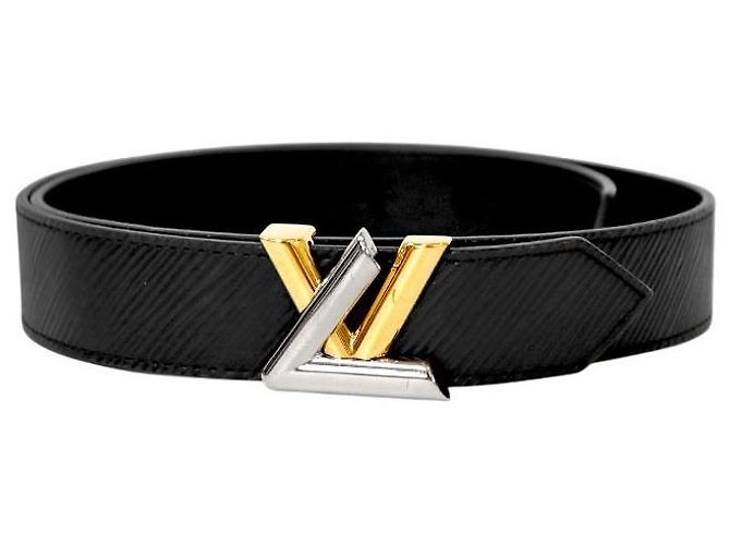 Louis Vuitton Epi Twist Gürtel Schwarz Größe