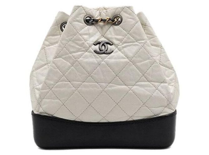Chanel Gabrielle Small Backpack White
