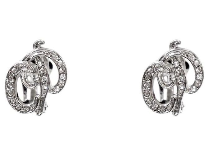 Dior Orecchini Cubic CD Silver Argento 