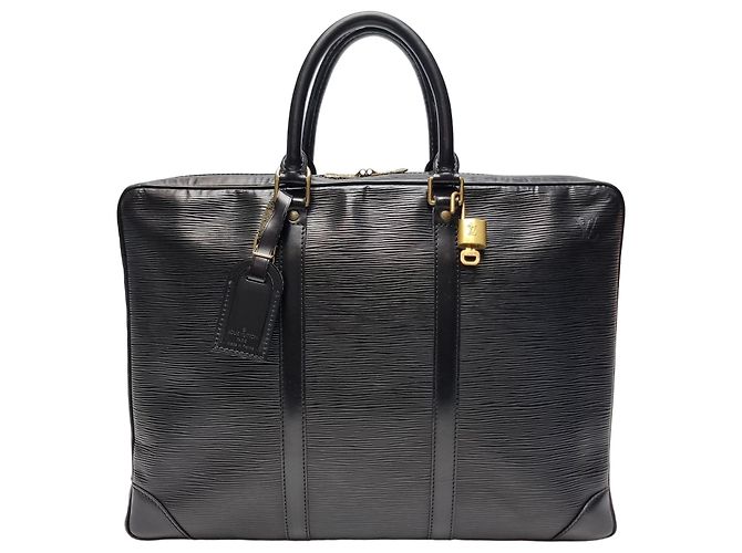 Louis Vuitton Sac Document Epi Noir Porte-documents