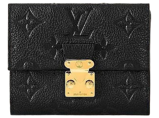 Louis Vuitton Cartera Compacta Metis Negra Negro