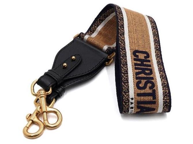 Dior Alça de ombro com bordado Oblique Multicor