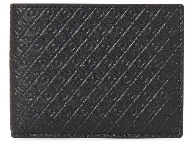 Salvatore Ferragamo Monogram Men's Wallet Black
