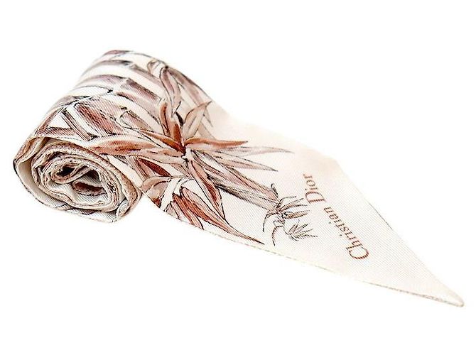 Dior Sciarpa in bambù mica rosa 