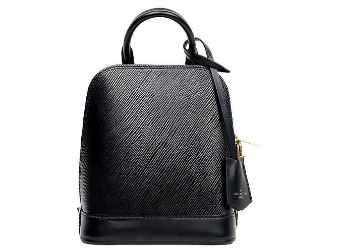Louis Vuitton Black Epi Alma Backpack