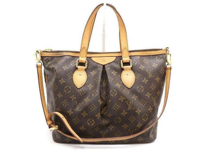 Louis Vuitton Bolsa Tote e Bolsa de Ombro Palermo PM em Monogram Canvas Multicor
