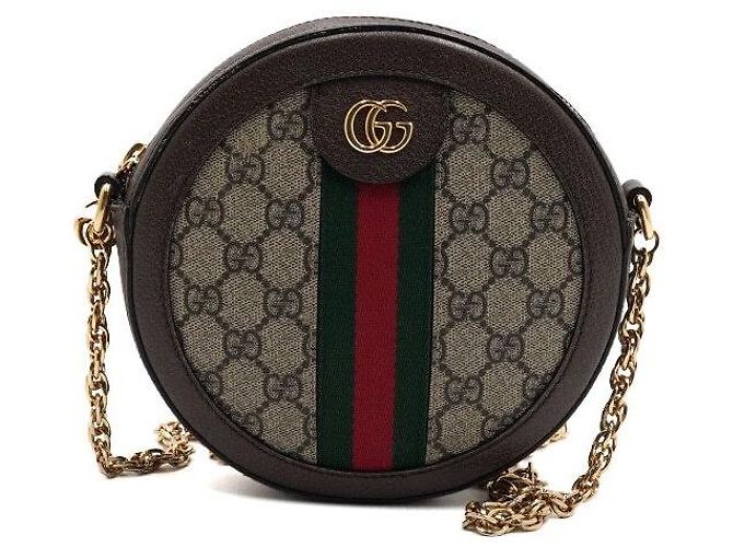 Gucci Borsa a tracolla e crossbody Ophidia Mini GG Round Chain Multicolore