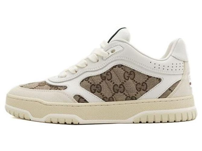 Gucci Interlocking Canvas Reweb Women's Sneakers Brown