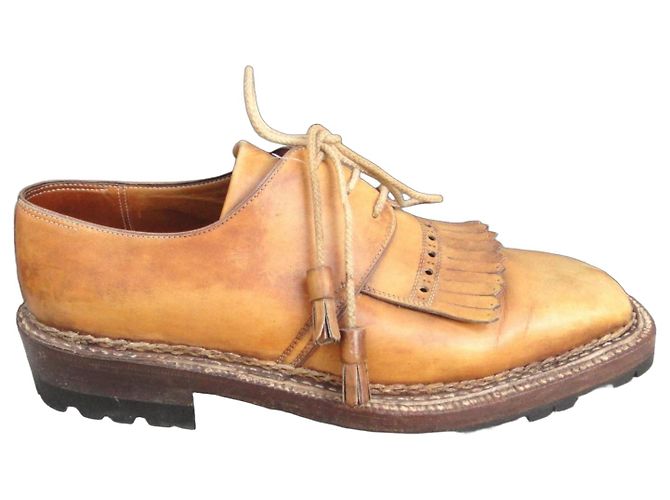 Lanvin Derbi Branchini Calzoleria in pelle Marrone