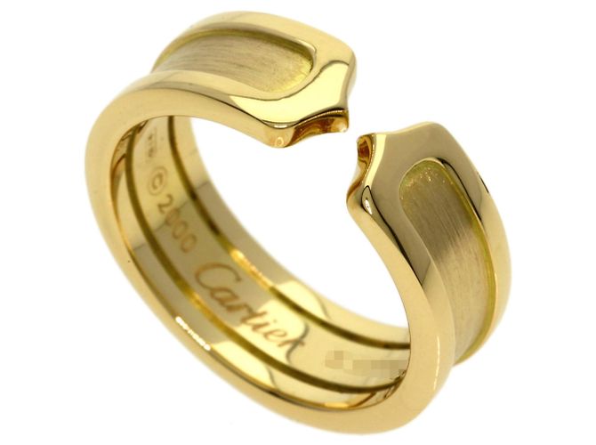 Anillo C2 de Cartier en oro amarillo de 18K