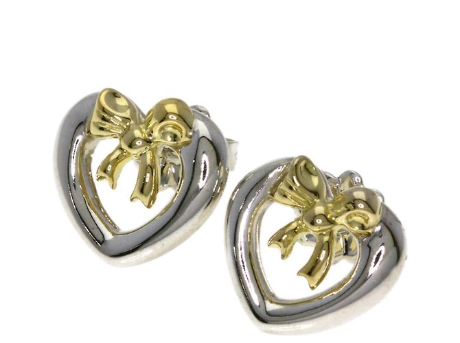 Orecchini a lobo Heart with Bow di Tiffany & Co.