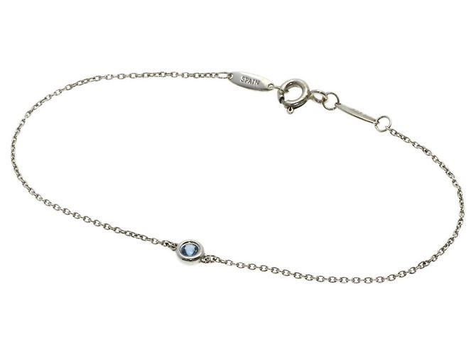 Bracciale con charm Tiffany & Co. in acquamarina