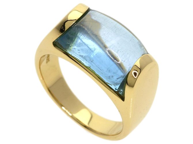 Bulgari Anillo Bvlgari Tronchetto de topacio azul