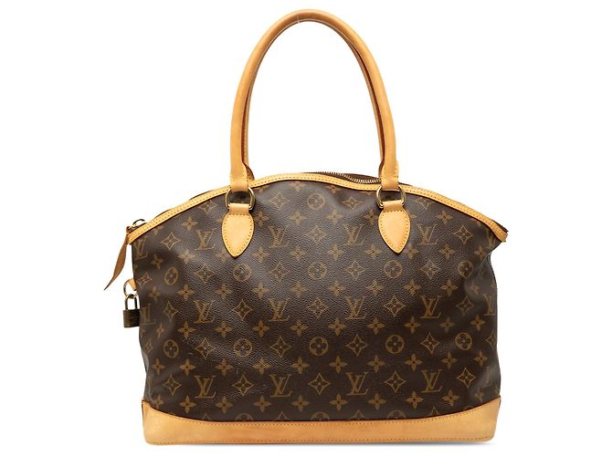 Louis Vuitton Marrom Monogram Lockit Horizontal