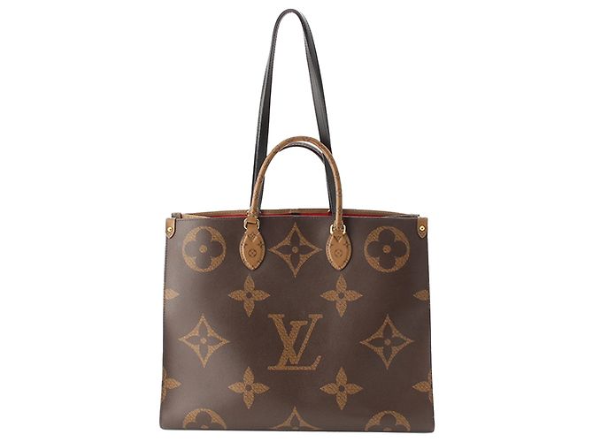 Louis Vuitton Marrom Monogram Reverse Giant OnTheGo GM