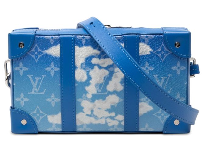 Portefeuille Soft Trunk Louis Vuitton Blue Monogram Clouds Bleu