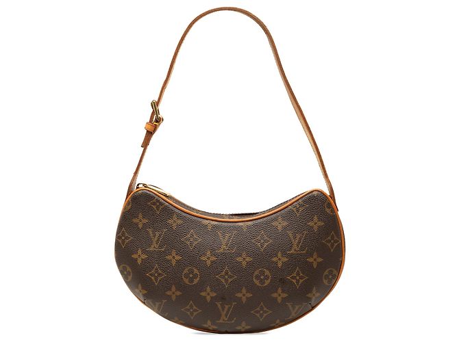 Louis Vuitton Marrom Monogram Croissant PM