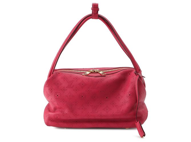 Louis Vuitton Red Monogram Mahina Galatea PM Rosso