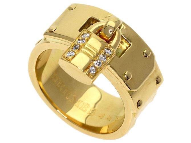 Ring Hermès Bague Cadena Diamond en or jaune 18K Hermes