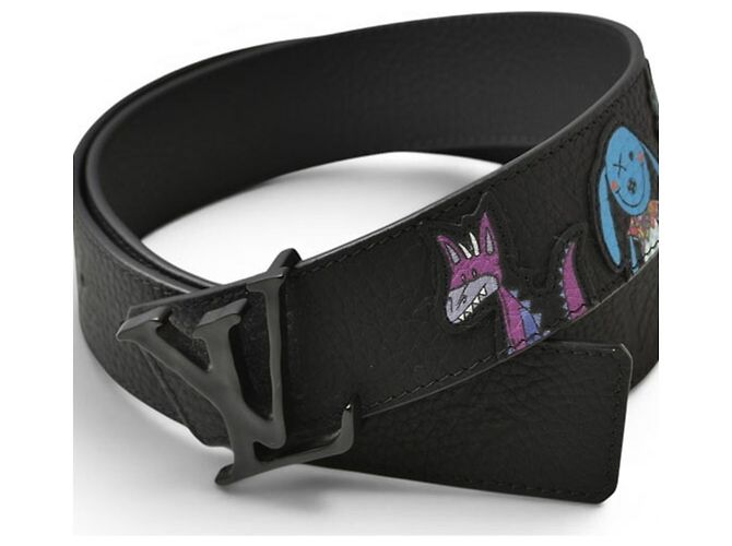 Louis Vuitton Men's Reversible Belt Black