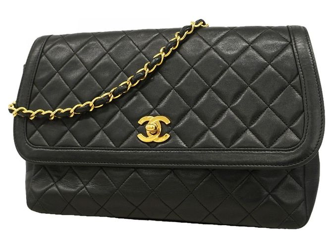 Borsa a Spalla Chanel Matelassé Chain Nero