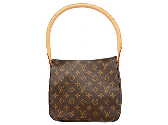 Borsa a Spalla Louis Vuitton Monogram Looping MM Marrone