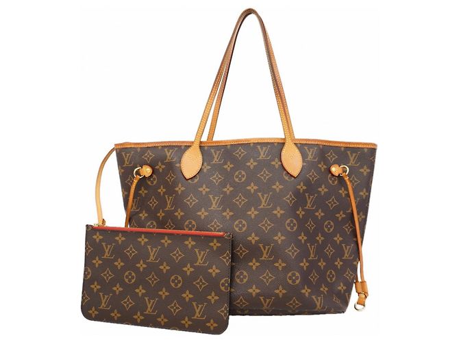 Borsa Tote Louis Vuitton Monogram Neverfull MM Fuschia