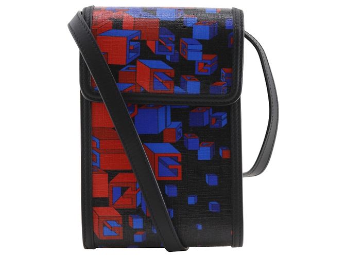 Borsa a tracolla/Pochette Gucci Square G Space Nero