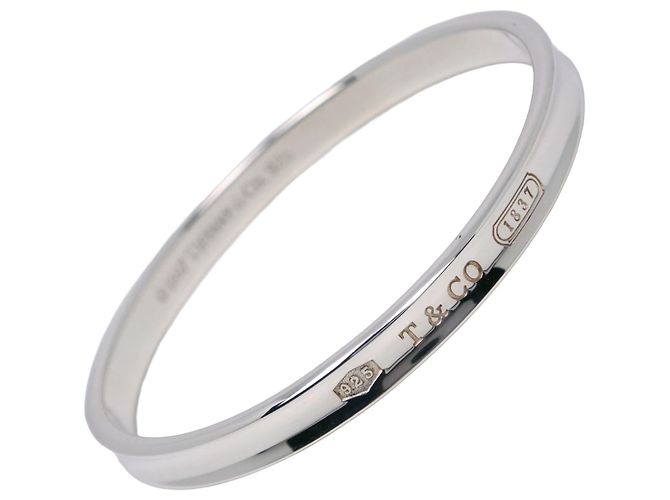 Bracelete rígido estreito em prata Tiffany & Co.
