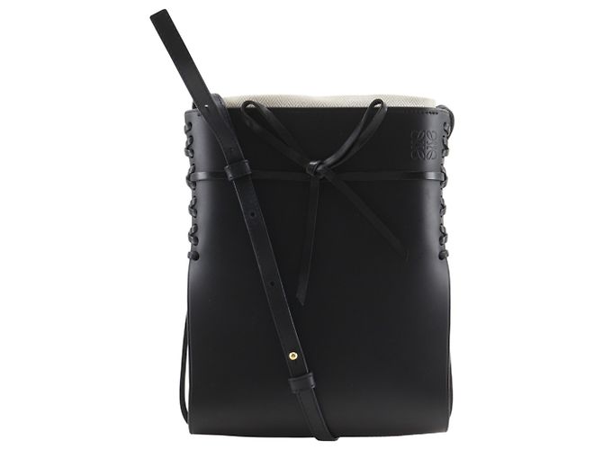 Piccola borsa a tracolla Loewe Ikebana Nero