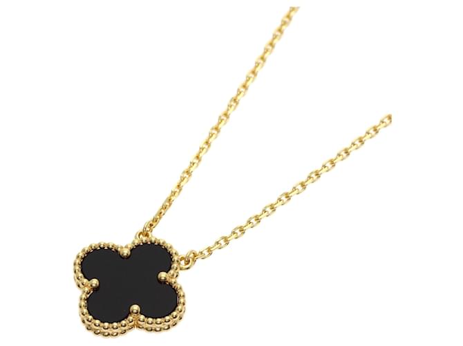 Collier Vintage Alhambra Onyx Van Cleef & Arpels 