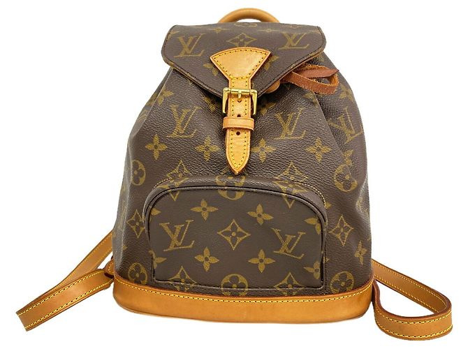Louis Vuitton Monogram Mini Montsouris Backpack Brown