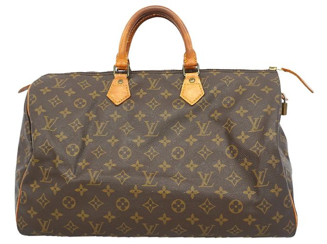 Louis Vuitton Monogram Speedy 40 Handtasche Braun