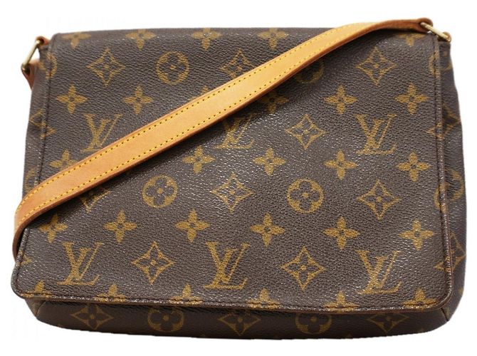 Borsa a tracolla Louis Vuitton Monogram Musette Tango Marrone