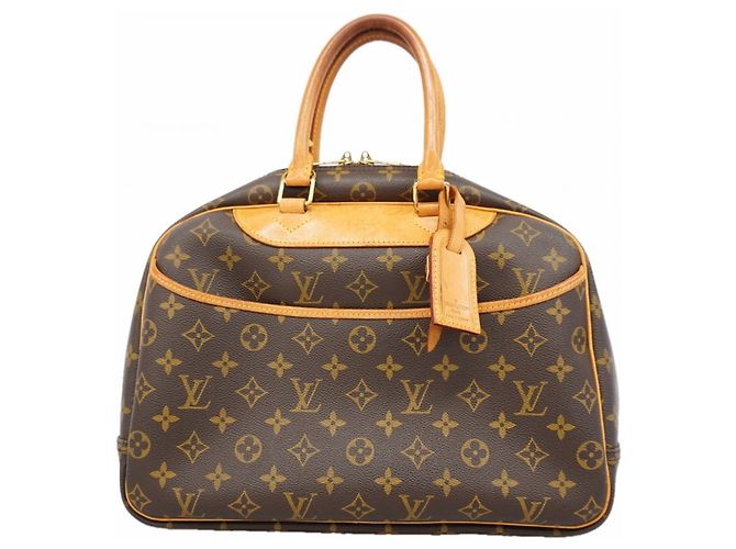 Borsa Louis Vuitton Monogram Deauville M47270 Marrone