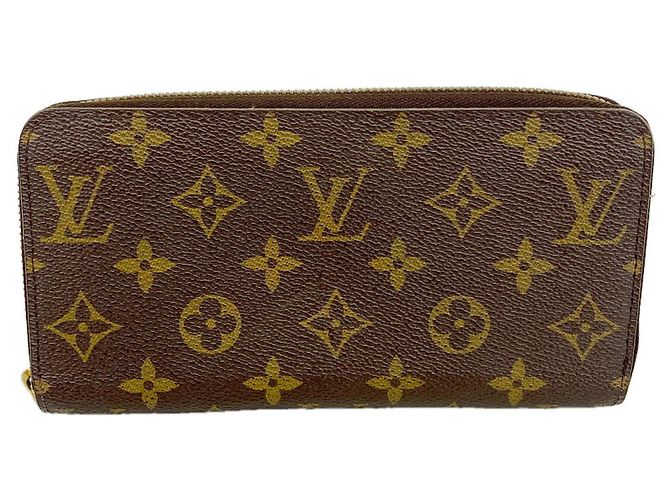 Louis Vuitton Monogram Zippy Wallet M42616 Braun